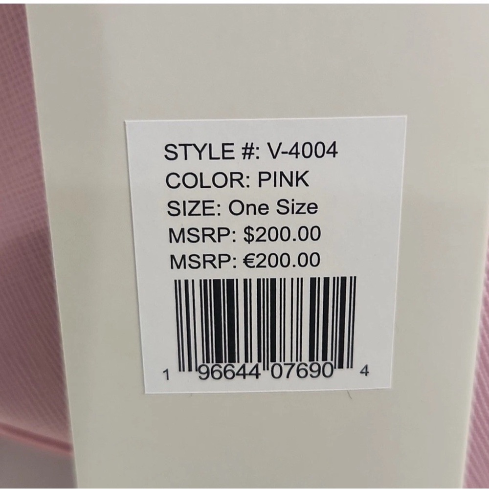 Valentino Light Pink Tote Bag with Pouch 2 piece set NWT!! Retail$200 - Picture 3 of 7